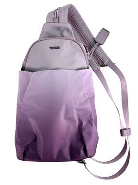 Tumi Voyager Convertible Sling Rare Lilac Ombre Color Luxury Mini Backpack